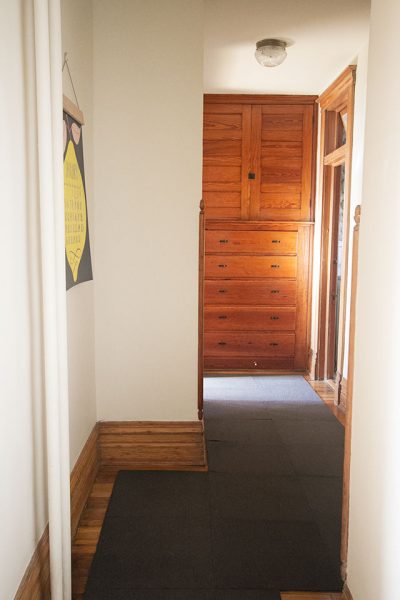 Hallway with FLOR #makingitlovely