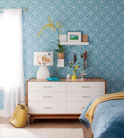 Stenciled Walls as a Wallpaper Alternative
