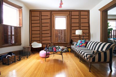 Built-in Bookshelves Sketch