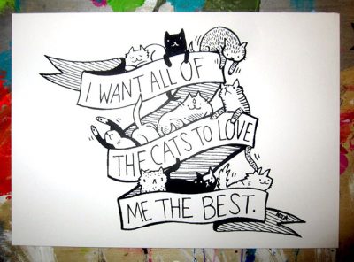 I Want All of the Cats to Love Me the Best