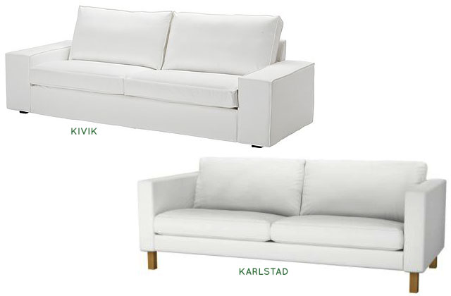 IKEA KIVIK vs KARLSTAD sofas