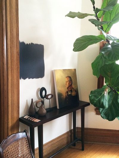 Testing Almost Black Paint #makingitlovely