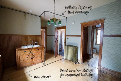 Possible Reno Plans for Second Floor Kitchen
