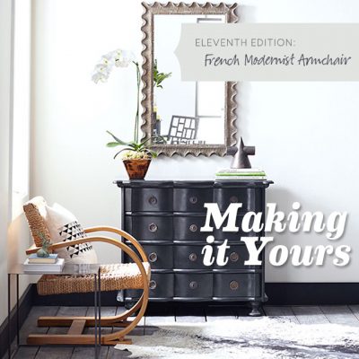 Making it Yours 11: French Modernist Armchair #makingitlovely
