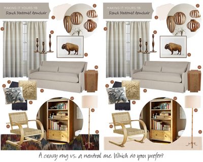 Which rug do you like better?