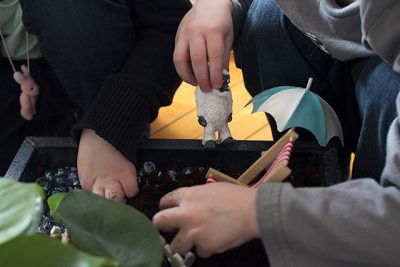 Zombie Yeti in the Fairy Garden