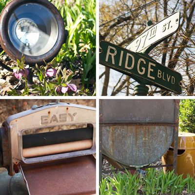 Antique Garden Objects