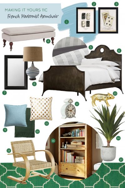 Making it Yours 11C: French Modernist Armchair #makingitlovely