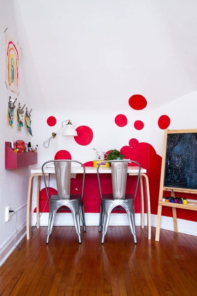 Accent Wall in the Playroom #makingitlovely