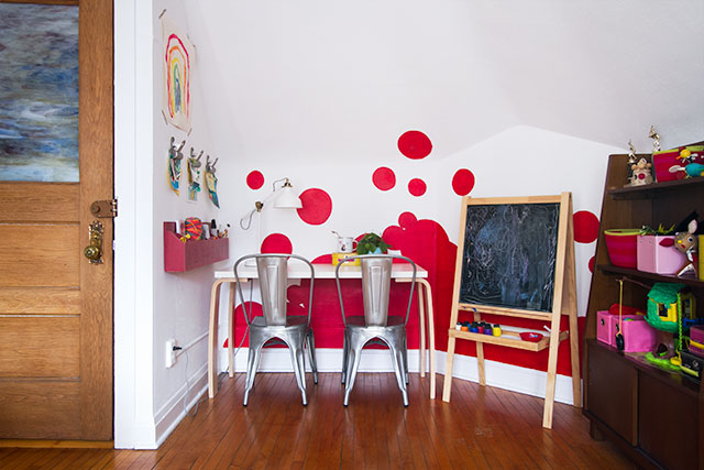 Playroom Accent Wall #makingitlovely