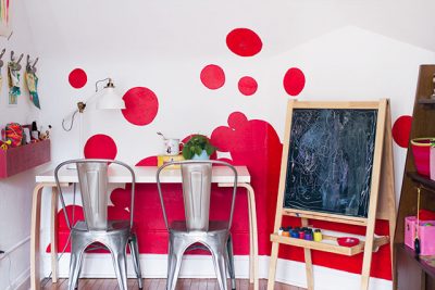 Playroom Accent Wall #makingitlovely