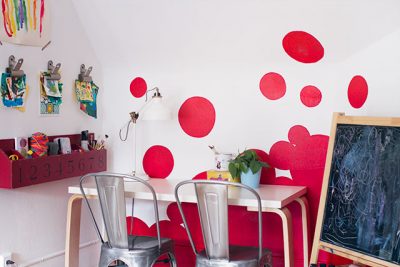 Playroom Accent Wall #makingitlovely