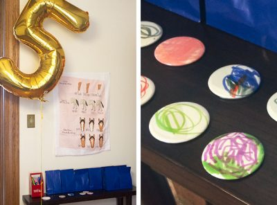 Kid-Made Magnets, and Goody Bags