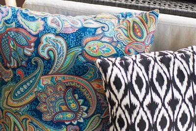 Paisley Outdoor Pillow