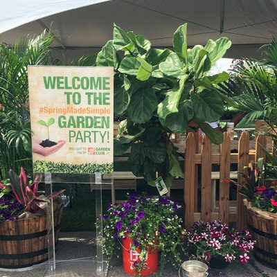 #SpringMadeSimple Home Depot Garden Party