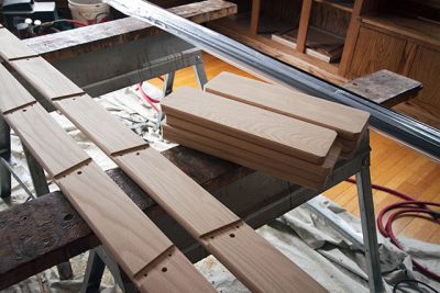 Unfinished Wooden Ladder