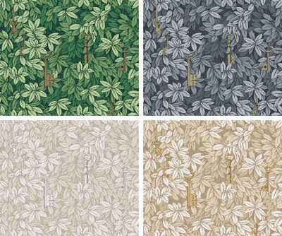 Fornasetti II Chiavi Segrete Wallpaper, Cole & Sons