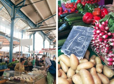 Food Marketplace in Dijon, France