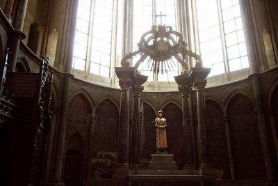 Joan of Arc in the Reims Cathedral, France