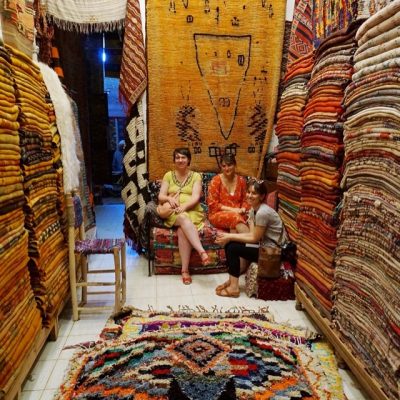 Rug Shopping in Marrakech, Morocco