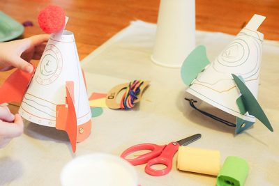 Making Kiwi Crate Rocket Ships