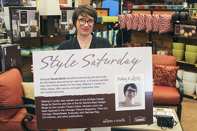 Style Saturday Event at Lowe's
