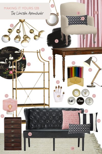 Making it Yours 12B: Lincoln Armchair #makingitlovely