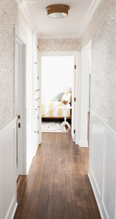 DIY Brass Flush Mount Light