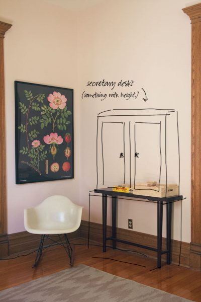 Spot for a Secretary Desk