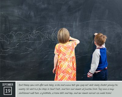 The 4-6 Weeks Project: September 19