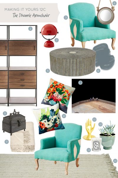 Making it Yours 12C: Dhurrie Armchair