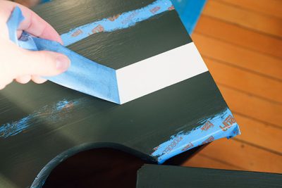 Removing the ScotchBlue Painter's Tape