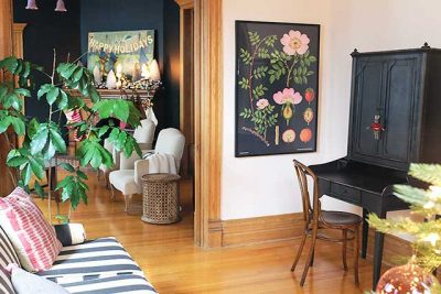 The Double Parlors, Decorated for Christmas | Making it Lovely