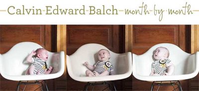 Three Months Old (Calvin's Monthly Photo)