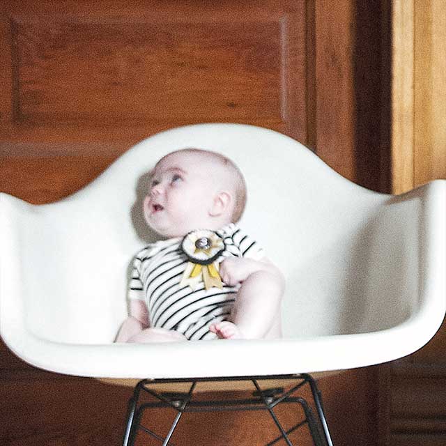 Three Months Old (Calvin’s Monthly Photo)