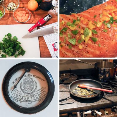 Cooking Blood Orange Roasted Salmon from Blue Apron | Making it Lovely
