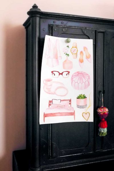 Think Pink! #gouache | Making it Lovely