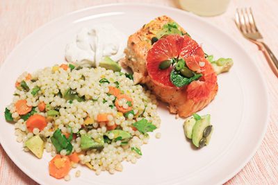 Blood Orange Roasted Salmon from Blue Apron | Making it Lovely