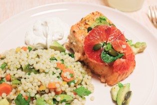 Blood Orange Roasted Salmon from Blue Apron | Making it Lovely
