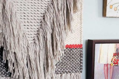 Nate Berkus Fringed Wall Hanging | Making it Lovely