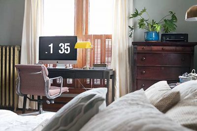 Bedroom Office | Making it Lovely