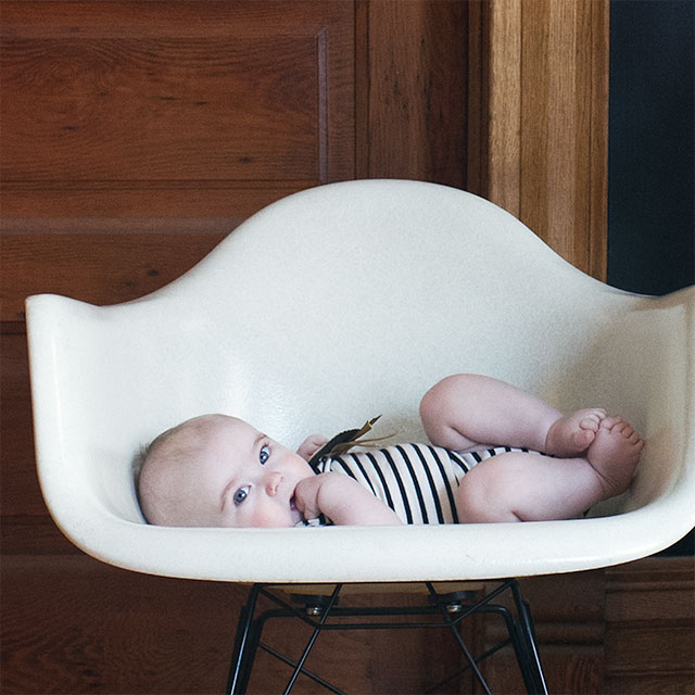 Four Months Old (Calvin’s Monthly Photo)