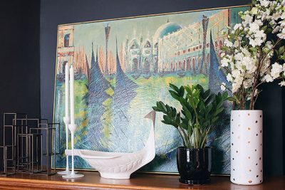 Vintage Painting of Venice