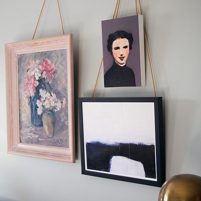 Vintage Painting with New Art from Artfully Walls