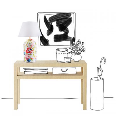 Poppy Floral Tea Caddy Lamp | Making it Lovely