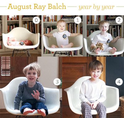 Four Years Old (August's Yearly Photos)