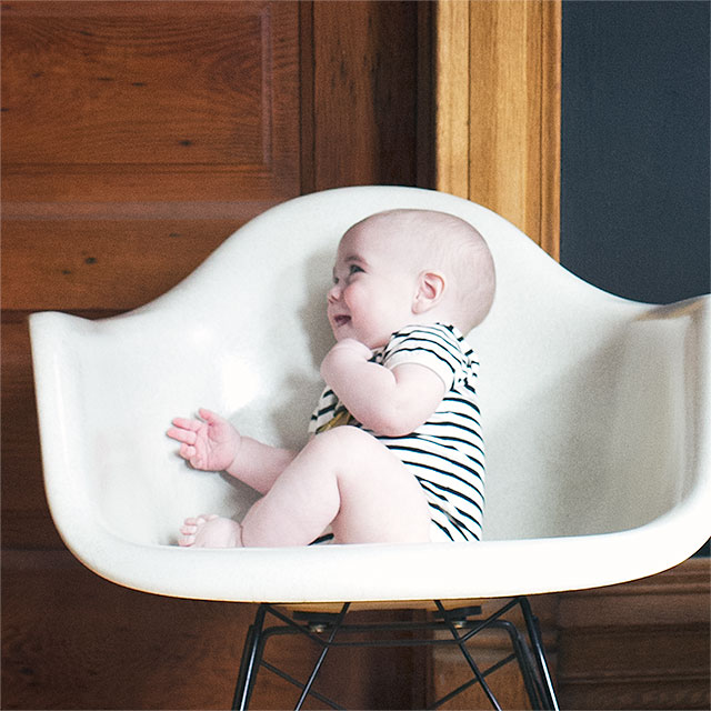 Five Months Old (Calvin’s Monthly Photo)