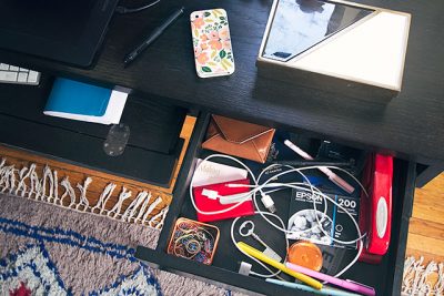 Messy Desk Drawer