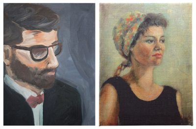 Bathroom Art: Portraits