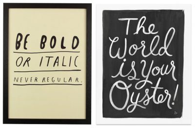 Bathroom Art: Quotes